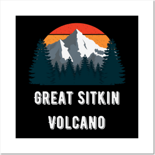 Great Sitkin Volcano Posters and Art